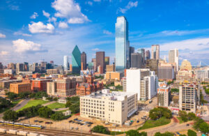 Dallas,,Texas,,Usa,Skyline,From,Above.