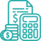 budget teal icon
