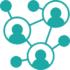 network teal icon